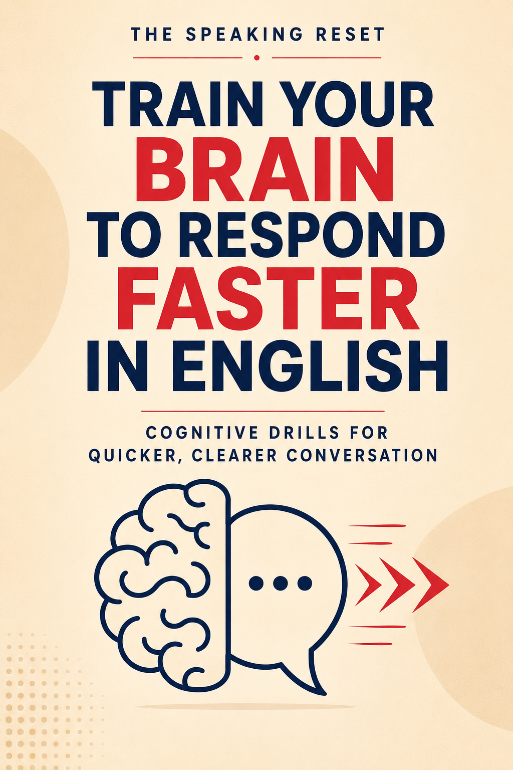 Train Your Brain to Respond Faster in English eBook cover